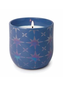 Керамична соева свещ Падивакс, Lustre - синя - Звезди, сапфирени води